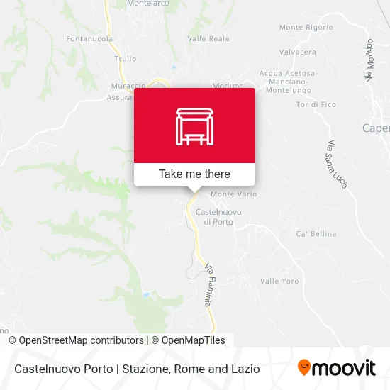 Castelnuovo Porto | Station map