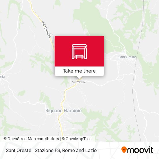 Sant'Oreste | Stazione FS map
