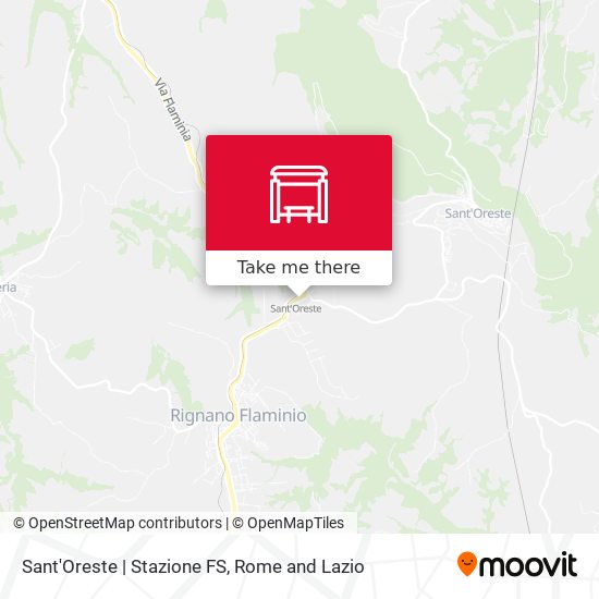 Sant'Oreste | Stazione FS map