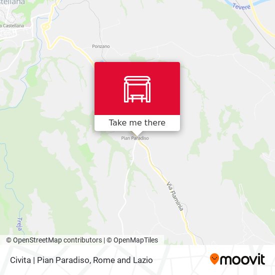 Civita | Pian Paradiso map