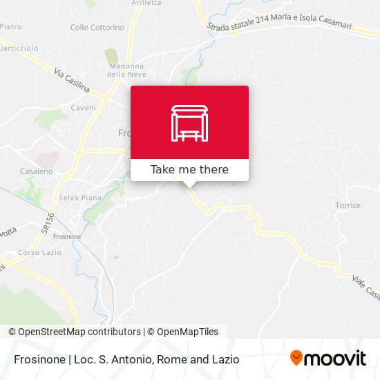 Frosinone | Loc. S. Antonio map