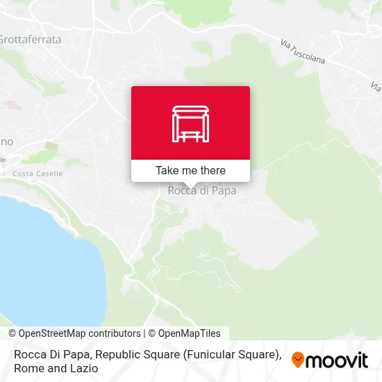 Rocca Di Papa, Republic Square (Funicular Square) map