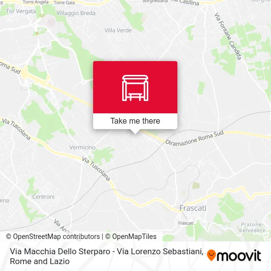 Macchia Dello Sterparo Street - Lorenzo Sebastiani Street map