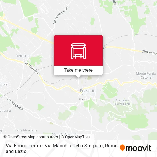 Via Enrico Fermi - Via Macchia Dello Sterparo map
