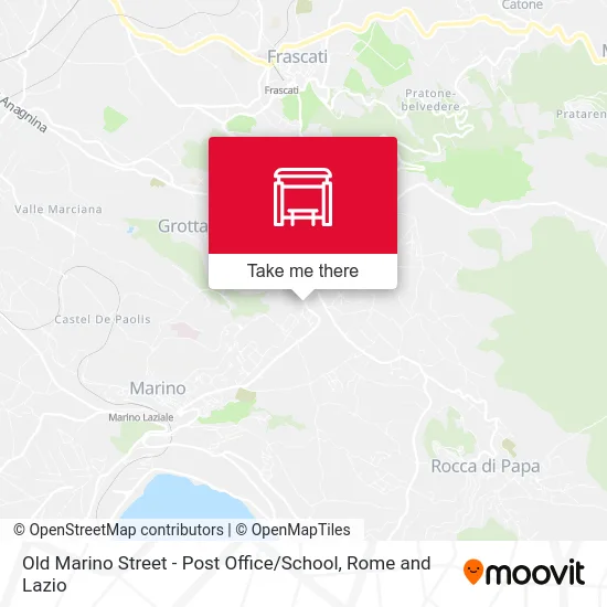 Old Marino Street - Post Office / School map