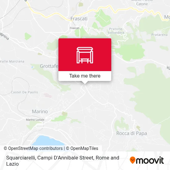 Squarciarelli, Campi D'Annibale Street map