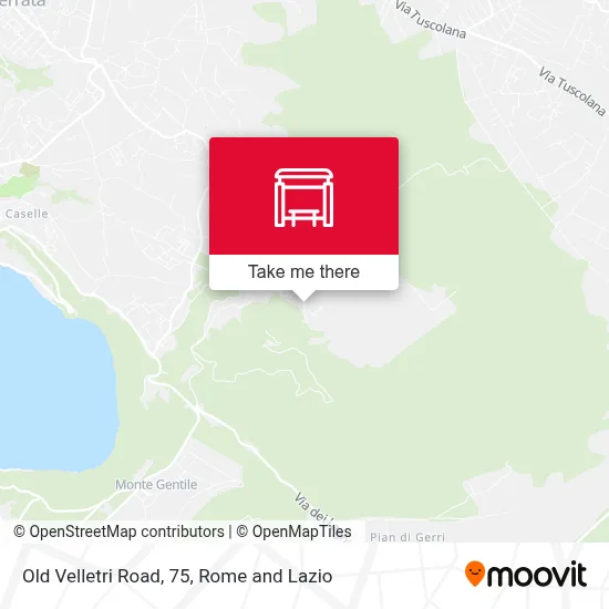 Old Velletri Road, 75 map