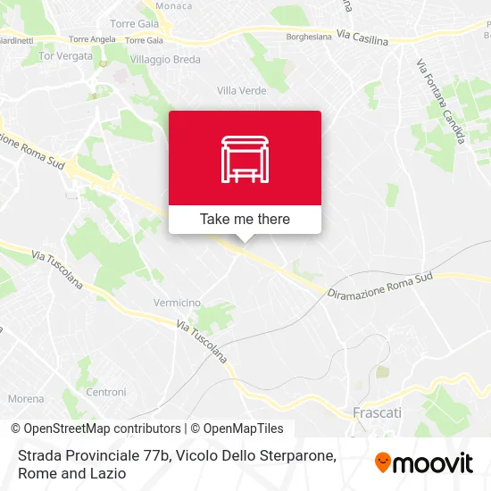 Provincial Road 77b, Sterparone Lane map