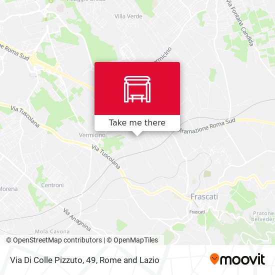 Via Di Colle Pizzuto, 49 map