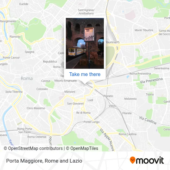Porta Maggiore map