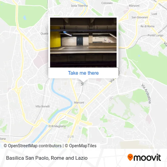 St. Paul's Basilica map