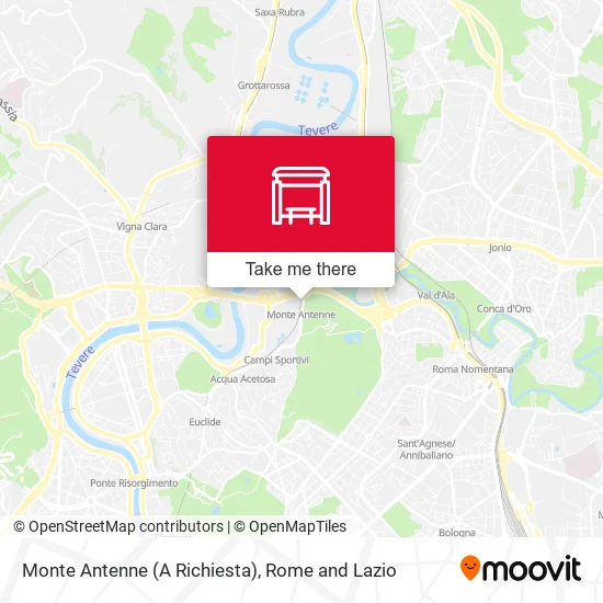 Monte Antenne (A Richiesta) map