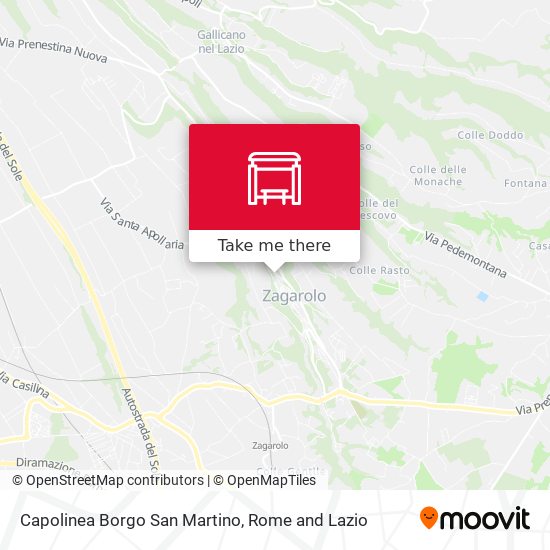 Capolinea Borgo San Martino map