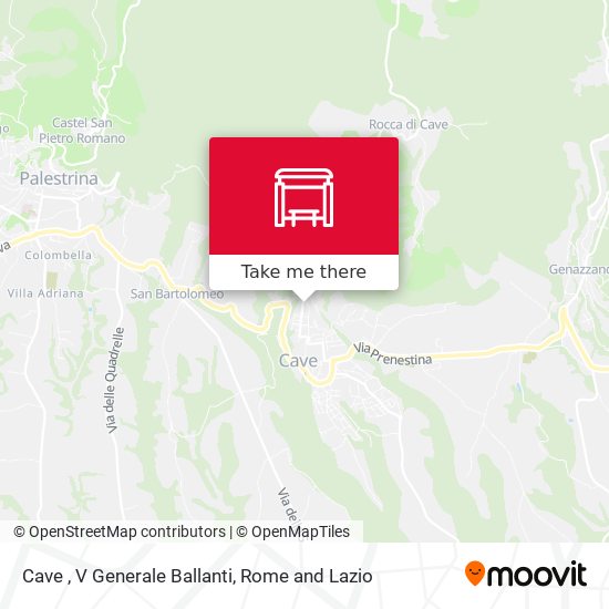 Cave , V Generale Ballanti map