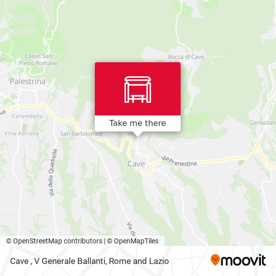 Cave , V Generale Ballanti map