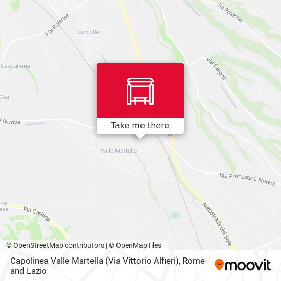Capolinea Valle Martella (Via Vittorio Alfieri) map