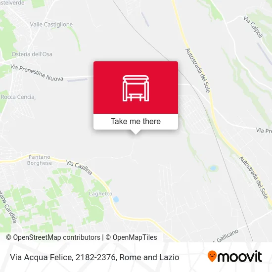 2182-2376 Acqua Felice Street map