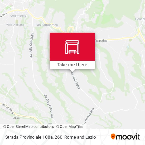 Strada Provinciale 108a, 260 map