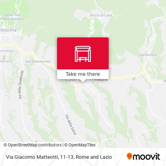 Via Giacomo Matteotti, 11-13 map