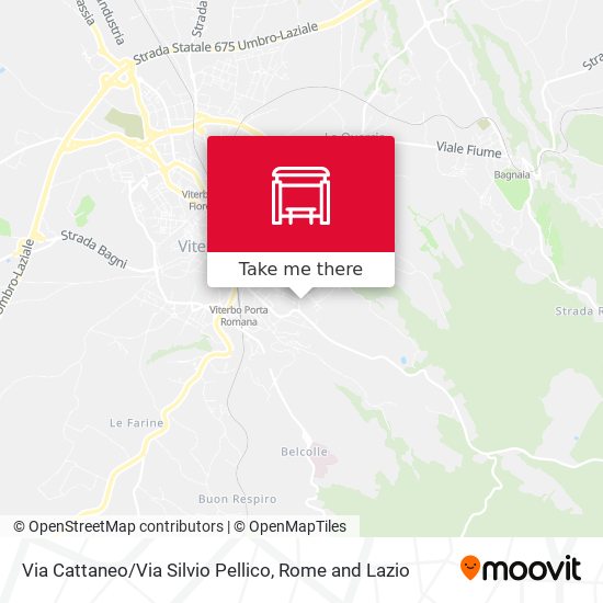 Via Cattaneo / Via Silvio Pellico map