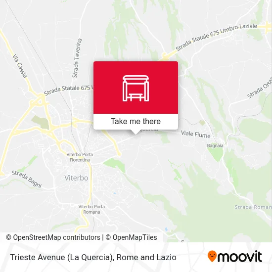 Trieste Avenue (La Quercia) map
