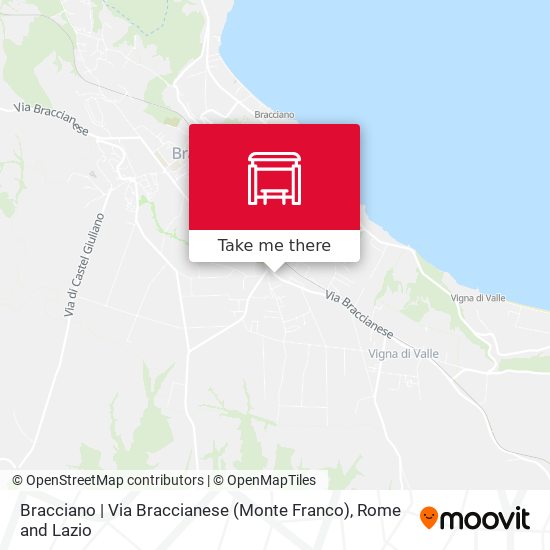 Bracciano | Via Braccianese (Monte Franco) map