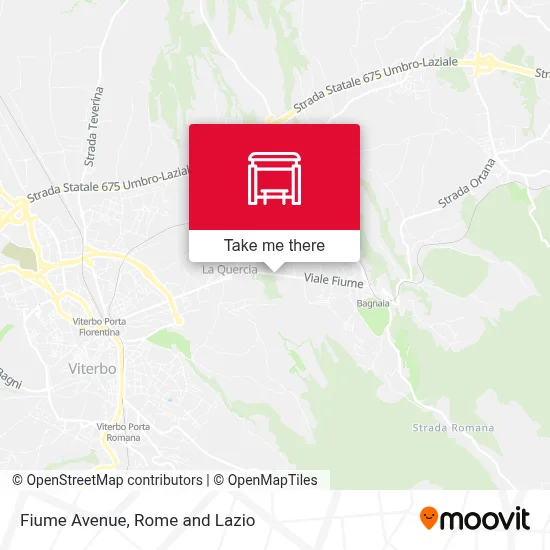 Fiume Avenue map