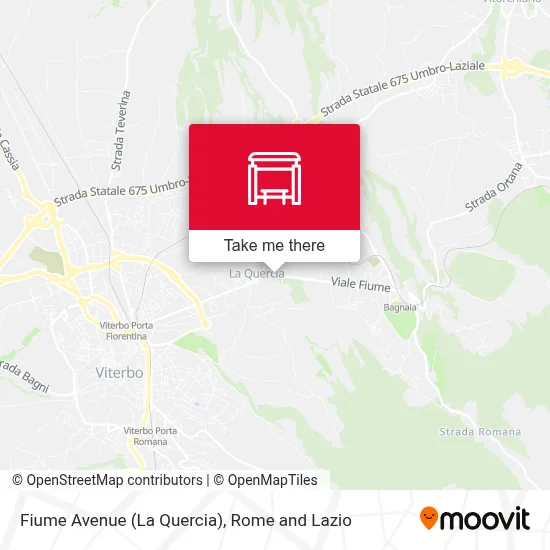 Fiume Avenue (La Quercia) map