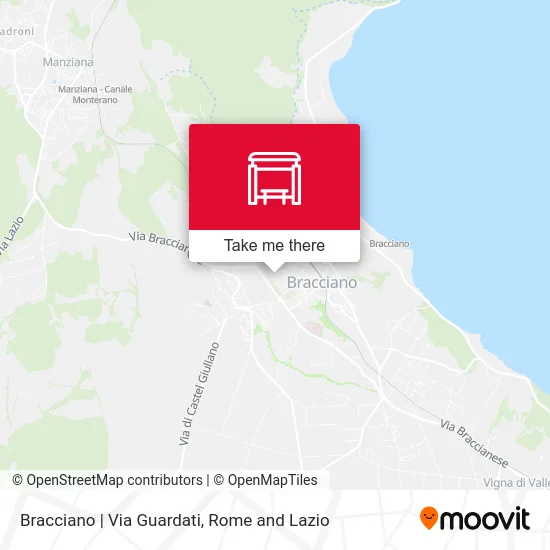 Bracciano | Guardati Road map