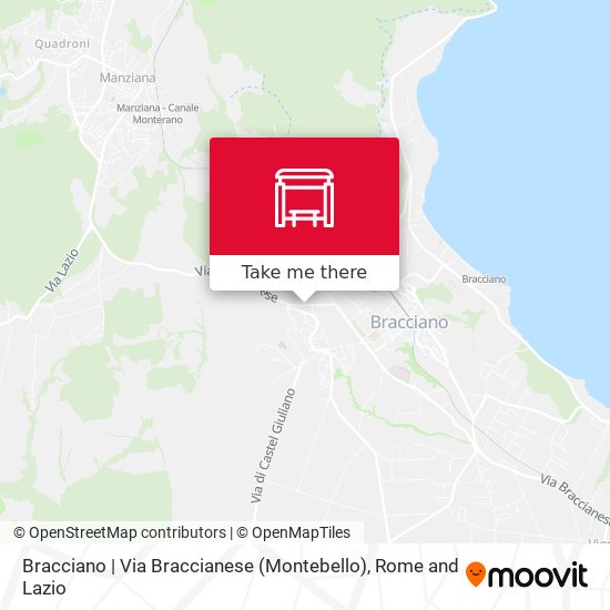 Bracciano | Via Braccianese (Montebello) map