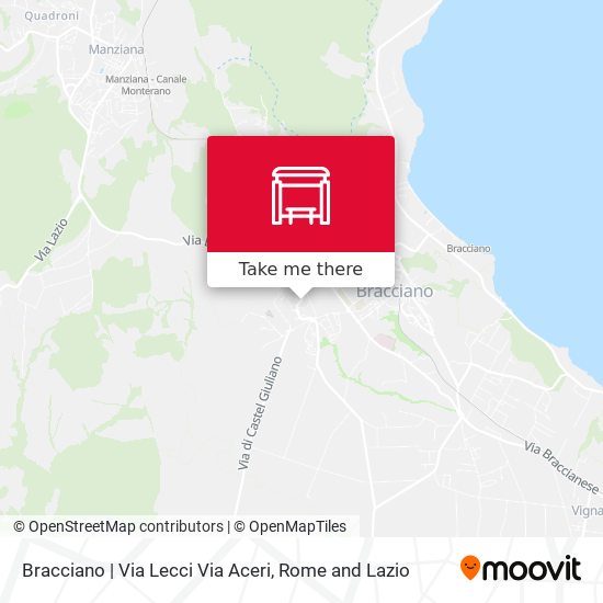 Bracciano | Via Lecci Via Aceri map