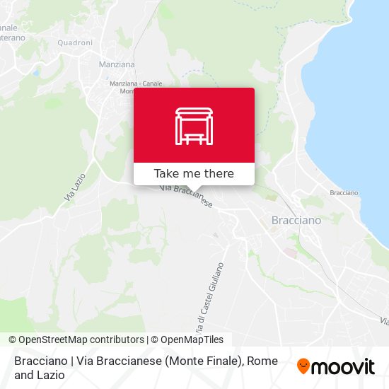 Bracciano | Via Braccianese (Monte Finale) map