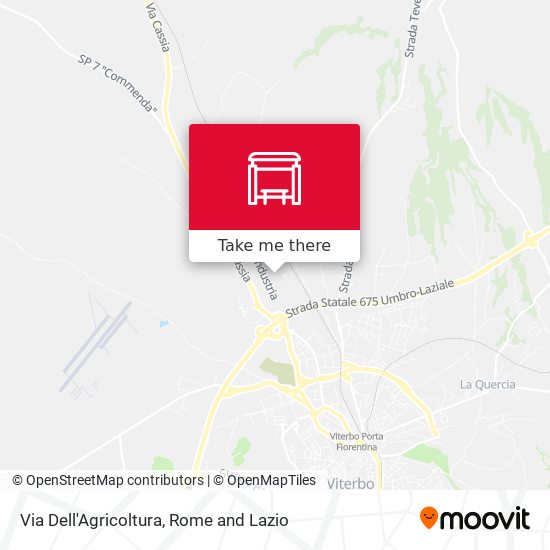 Via Dell'Agricoltura map
