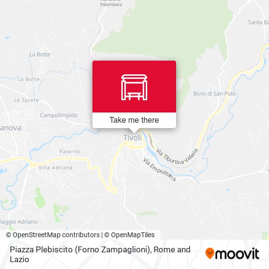 Piazza Plebiscito (Forno Zampaglioni) map