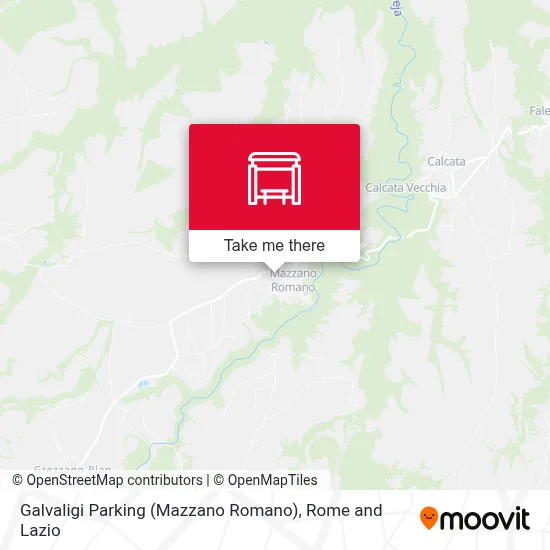 Galvaligi Parking (Mazzano Romano) map