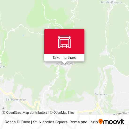 Rocca Di Cave | St. Nicholas Square map