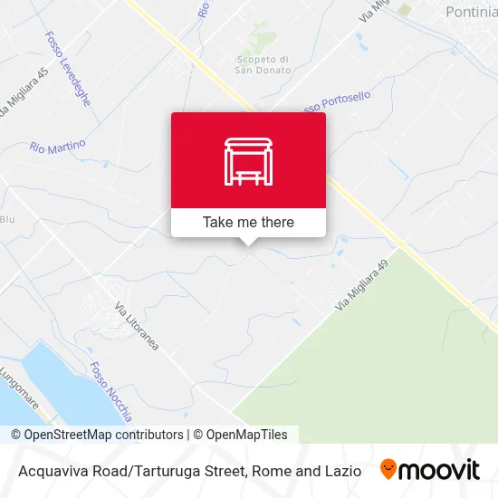 Acquaviva Road / Tarturuga Street map