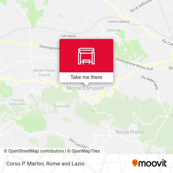 P. Martini Avenue map