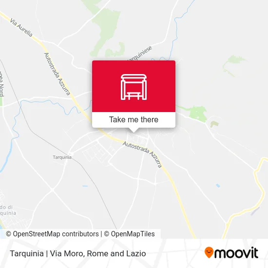 Tarquinia | Via Moro map