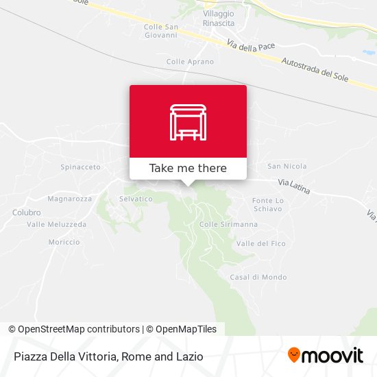 Piazza Della Vittoria map