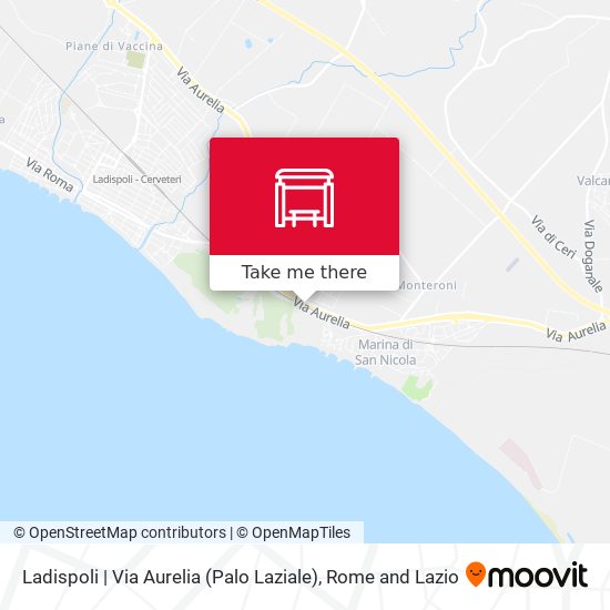 Ladispoli | Via Aurelia (Palo Laziale) map