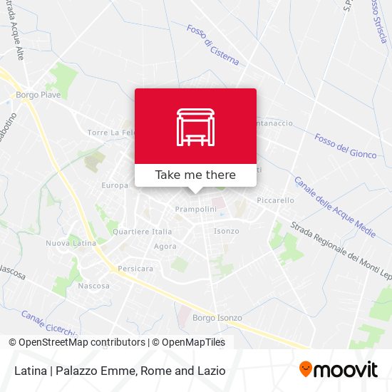 Latina | Palazzo Emme map