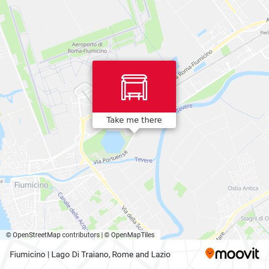 Fiumicino | Lago Di Traiano map