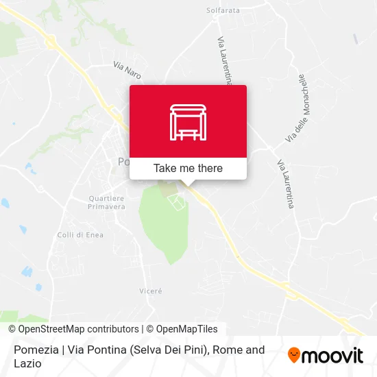 Pomezia | Pontina Road (Pine Forest) map
