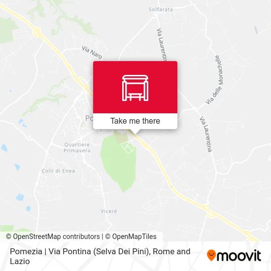 Pomezia | Pontina Road (Pine Forest) map