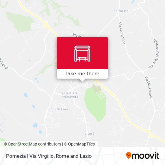 Pomezia | Via Virgilio map