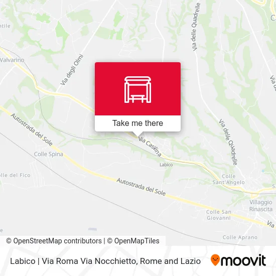 Labico | Via Roma Via Nocchietto map