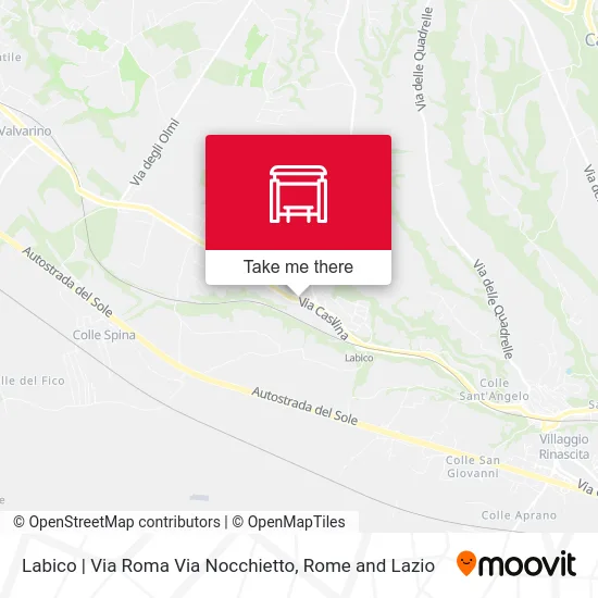 Labico | Via Roma Via Nocchietto map