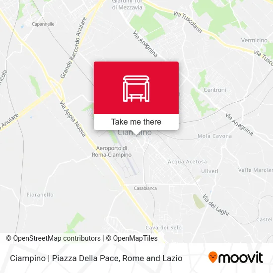 Ciampino | Peace Square map
