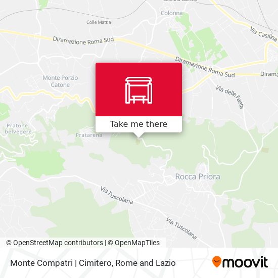 Monte Compatri | Cimitero map